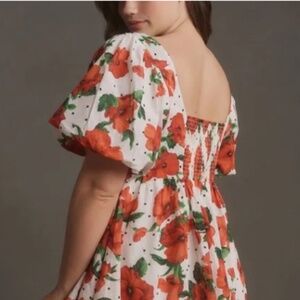 Maeve Anthropologie floral mini dress/tunic